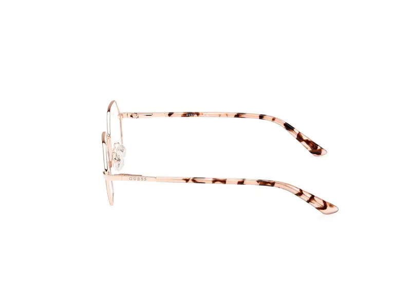 Guess Unisex GU8275 059 Montature da vista Alluminio Beige Geometrica Normale miniatura 2