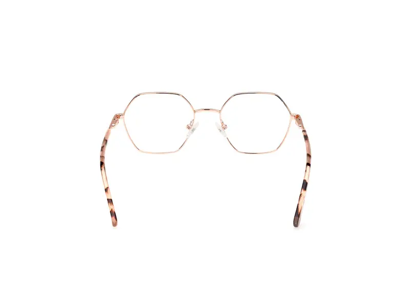 Guess Unisex GU8275 059 Montature da vista Alluminio Beige Geometrica Normale miniatura 3