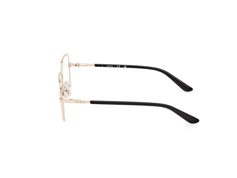 Guess Unisex GU8288 032 Montature da vista Metallo Oro Squadrata Normale miniatura 2