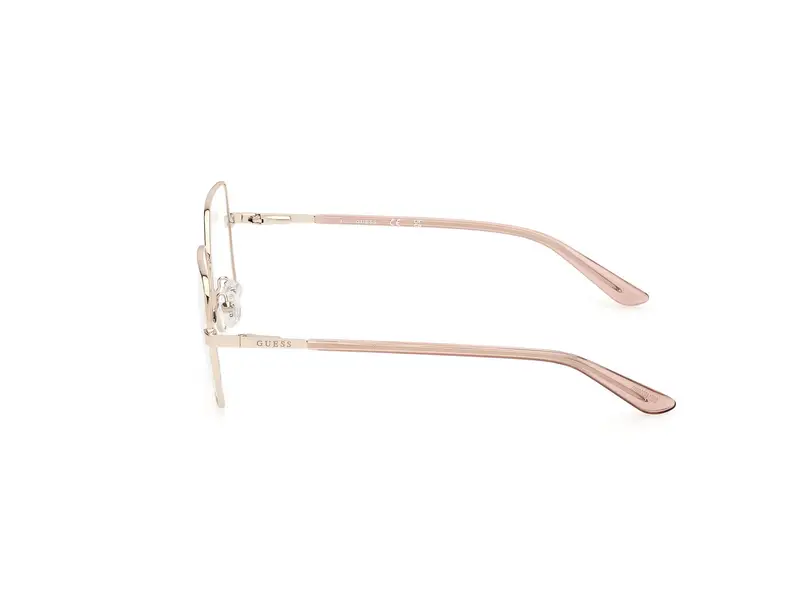 Guess Unisex GU8288 033 Montature da vista Metallo Oro Squadrata Normale miniatura 2