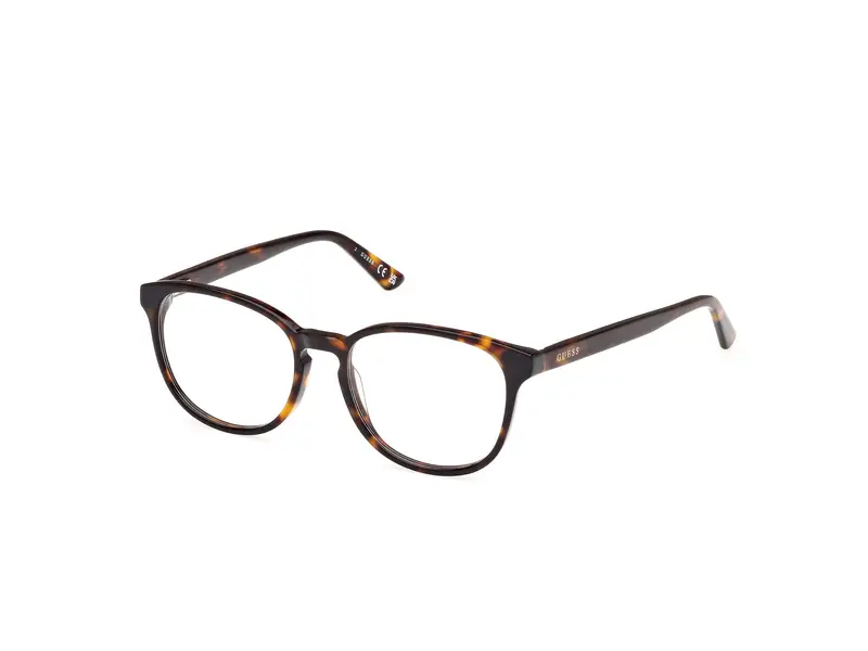 Guess Unisex GU8289 052 Montature da vista Acetato Havana  Rotonda Normale