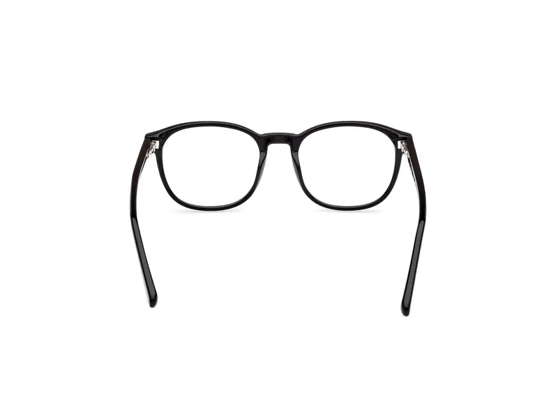 Guess Unisex GU8290 001 Montature da vista Acetato Nero Rotonda Normale miniatura 3