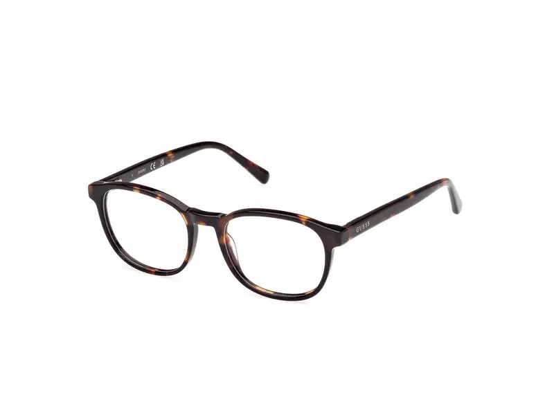 Guess Unisex GU8290 052 Montature da vista Acetato Havana  Rotonda Normale