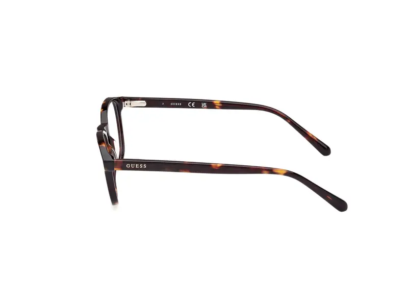 Guess Unisex GU8290 052 Montature da vista Acetato Havana Rotonda Normale miniatura 2