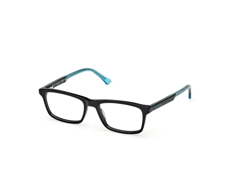 Unisex GU9206 005 Montature da vista Acetato Nero Squadrata Normale