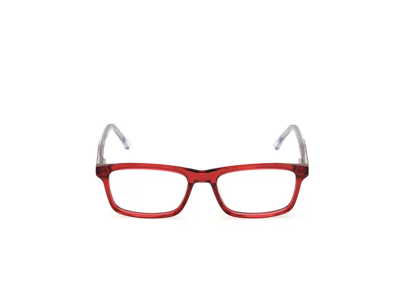 Unisex GU9206 068 Montature da vista Acetato Rosso Squadrata Normale miniatura 2