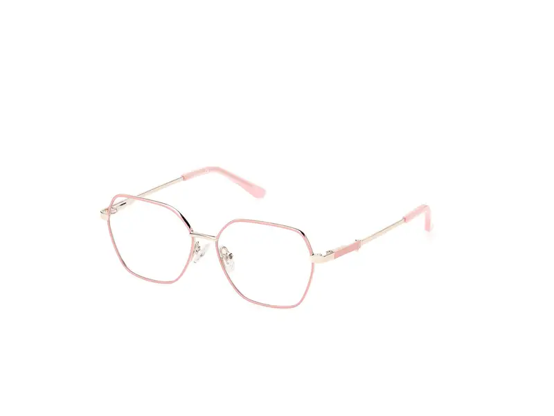Guess Unisex GU9223 072 Montature da vista Metallo Rosa  Geometrica Normale