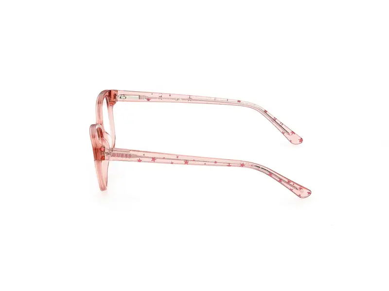 Guess Unisex GU9225 072 Montature da vista Acetato Rosa Squadrata Normale miniatura 2