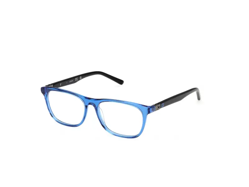 Unisex GU9228 090 Montature da vista Acetato Blu Squadrata Normale