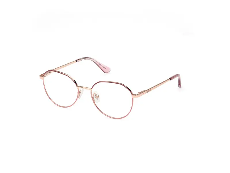 Guess Unisex GU9232 074 Montature da vista Metallo Rosa  Rotonda Normale