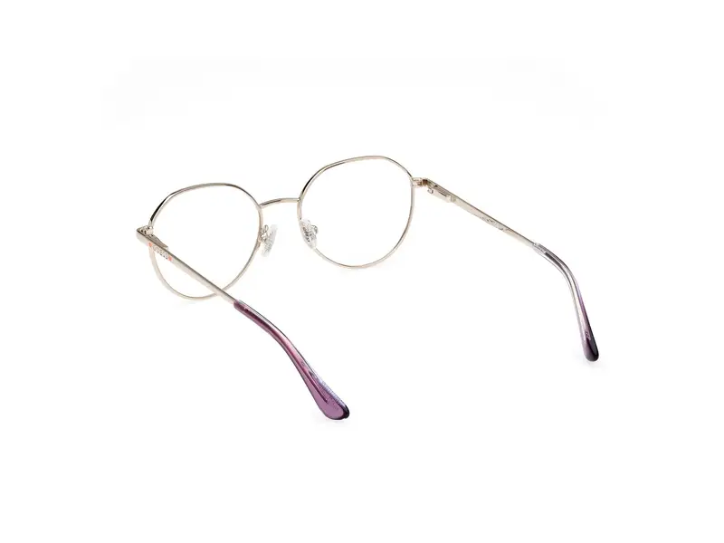 Guess Unisex GU9232 083 Montature da vista Metallo Viola Rotonda Normale miniatura 3