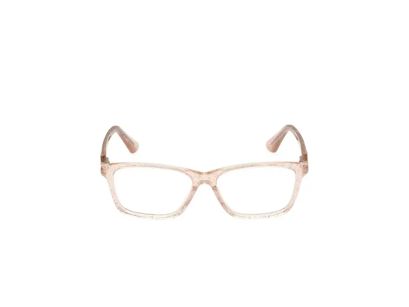 Guess Unisex GU9235 059 Montature da vista Acetato Beige Squadrata Normale miniatura 2