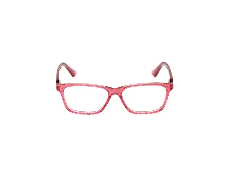 Guess Unisex GU9235 077 Montature da vista Acetato Fucsia Squadrata Normale miniatura 2