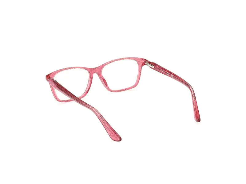 Guess Unisex GU9235 077 Montature da vista Acetato Fucsia Squadrata Normale miniatura 3