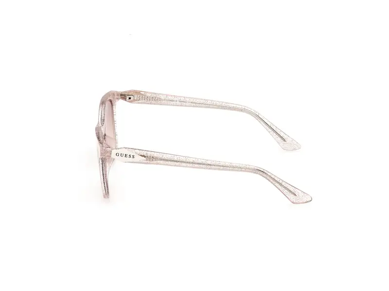 Guess Unisex GU9238 59F Occhiali da sole Iniettato Beige Marrone Squadrata Normale Sfumato miniatura 2