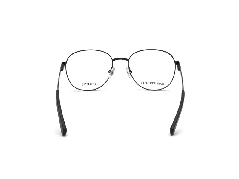 Guess Uomo GU50035 002 Montature da vista Metallo Nero Rotonda Normale miniatura 3