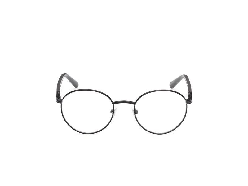 Guess Uomo GU50043 001 Montature da vista Metallo Nero Rotonda Normale miniatura 2