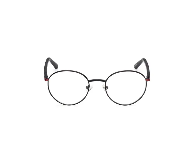 Guess Uomo GU50043 002 Montature da vista Metallo Nero Rotonda Normale miniatura 2