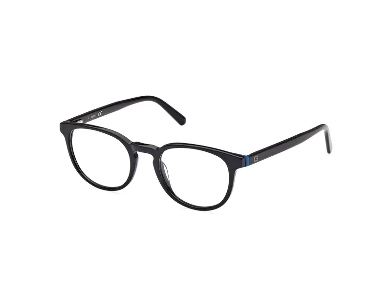 Guess Uomo GU50069 001 Montature da vista Acetato Nero  Squadrata Normale