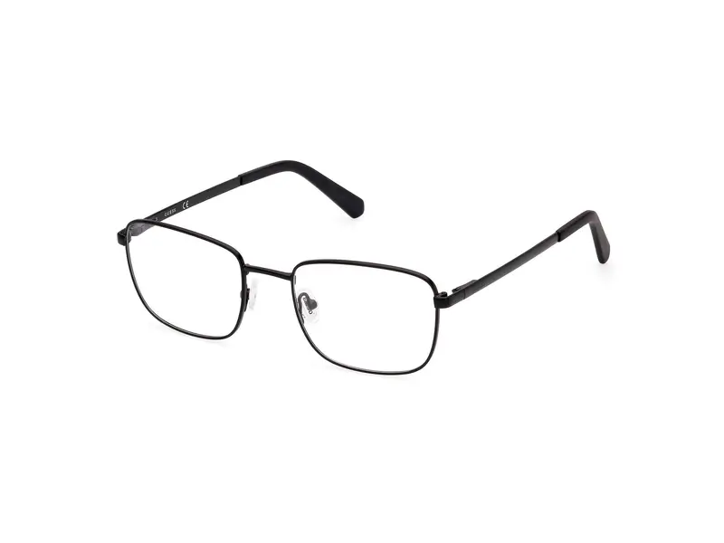 Guess Uomo GU50074 002 Montature da vista Metallo Nero  Squadrata Normale