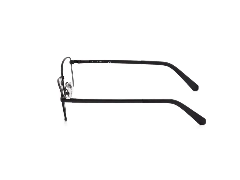 Guess Uomo GU50074 002 Montature da vista Metallo Nero Squadrata Normale miniatura 2