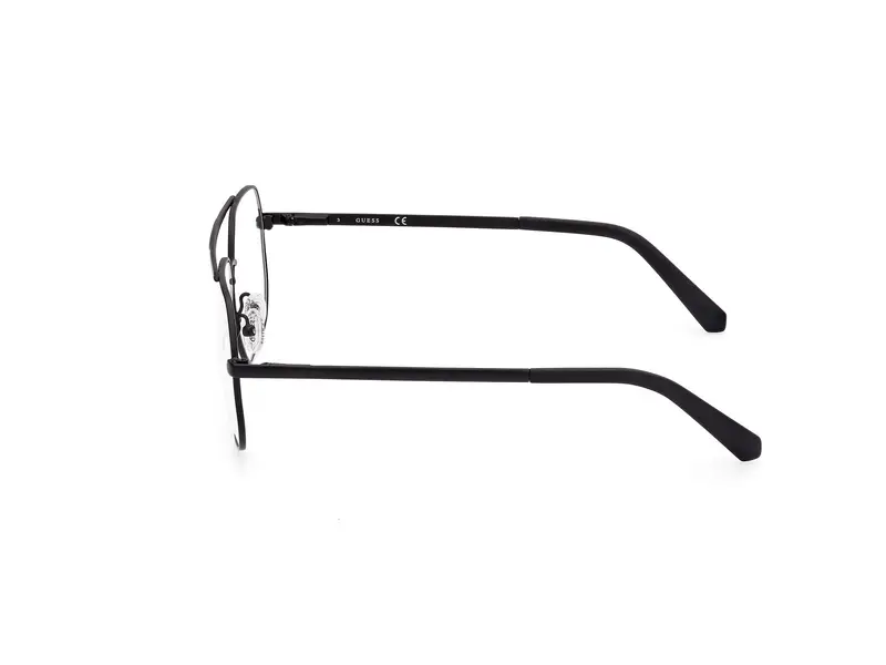 Guess Uomo GU50075 002 Montature da vista Metallo Nero Pilot Normale miniatura 2