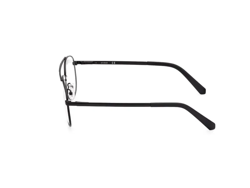 Guess Uomo GU50076 002 Montature da vista Metallo Nero Pilot Normale miniatura 3