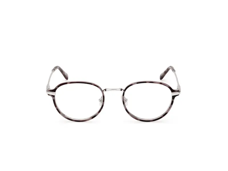 Guess Uomo GU50079 020 Montature da vista Iniettato Grigio Rotonda Normale miniatura 2