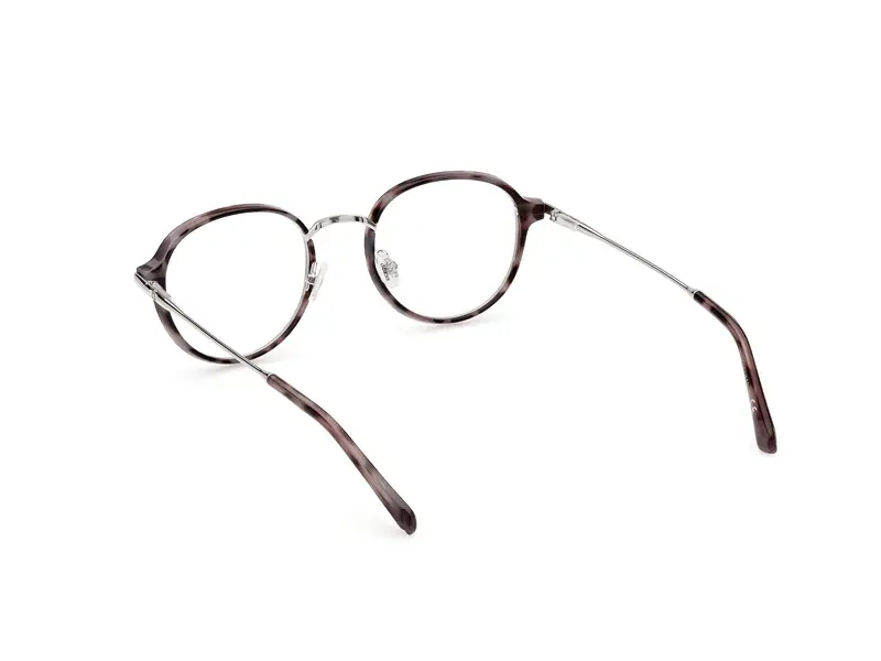 Guess Uomo GU50079 020 Montature da vista Iniettato Grigio Rotonda Normale miniatura 3