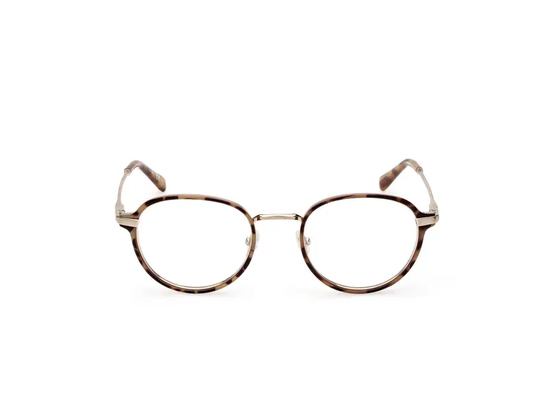 Guess Uomo GU50079 053 Montature da vista Iniettato Havana Rotonda Normale miniatura 2