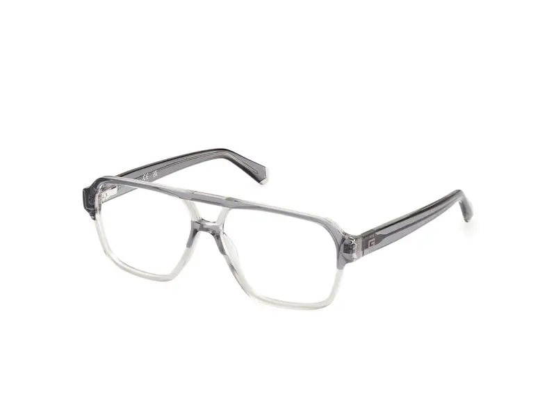 Guess Uomo GU50093 020 Montature da vista Acetato Grigio Squadrata Normale