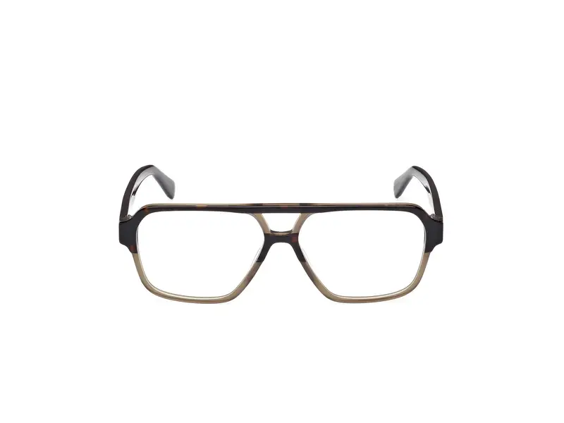 Guess Uomo GU50093 056 Montature da vista Acetato Havana Squadrata Normale miniatura 2
