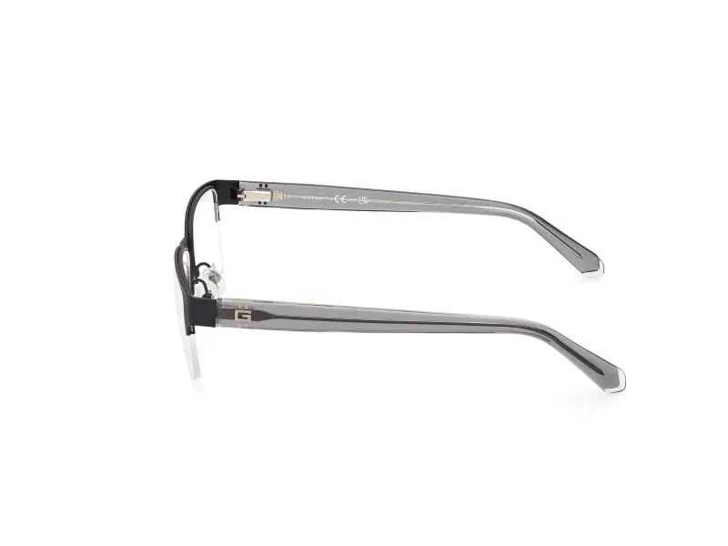 Uomo GU50095 002 Montature da vista Metallo Nero Squadrata Normale miniatura 2