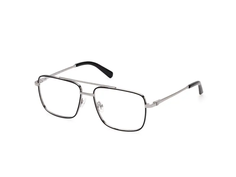 Guess Uomo GU50097 005 Montature da vista Metallo Nero  Squadrata Normale