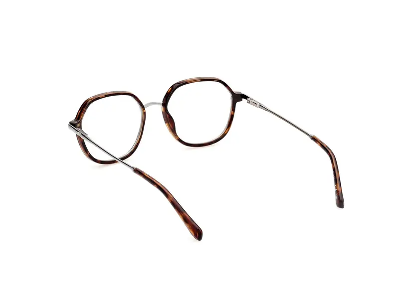 Guess Uomo GU50098 052 Montature da vista Iniettato Havana Rotonda Normale miniatura 3