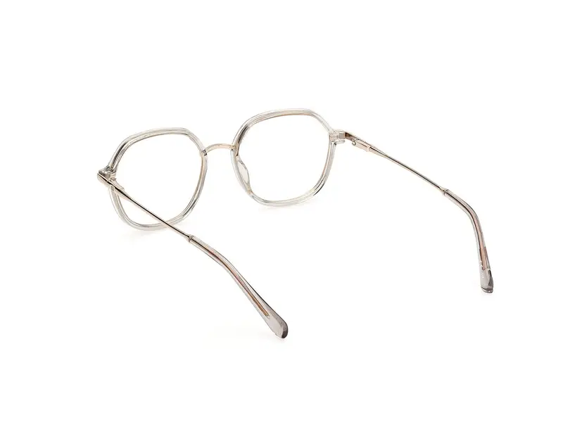 Guess Uomo GU50098 093 Montature da vista Iniettato Verde Rotonda Normale miniatura 3