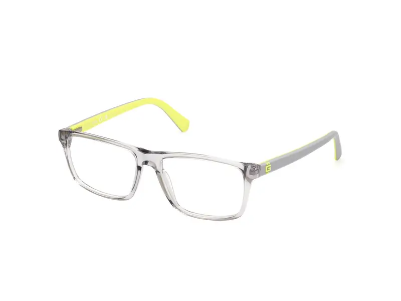 Guess Uomo GU50130 020 Montature da vista Acetato Grigio  Squadrata Normale
