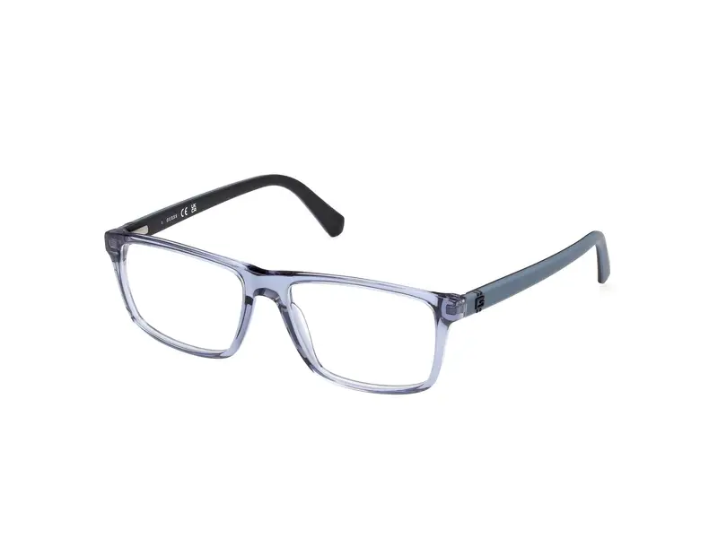 Uomo GU50130 090 Montature da vista Acetato Blu Squadrata Normale