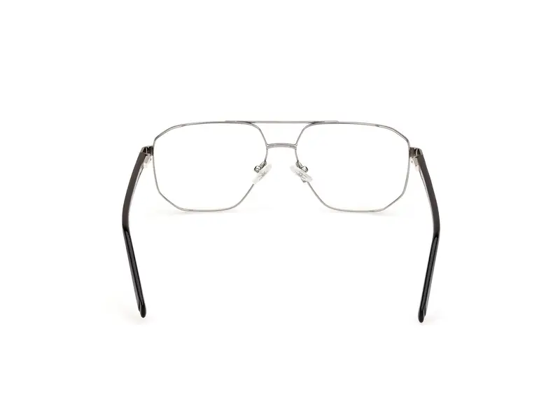 Guess Uomo GU50135 005 Montature da vista Metallo Nero Squadrata Normale miniatura 3