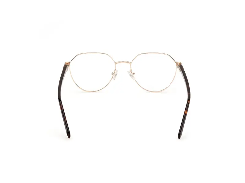 Guess Uomo GU50136 032 Montature da vista Metallo Oro Rotonda Normale miniatura 3