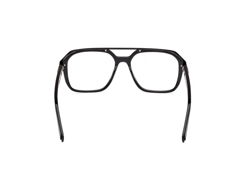 Guess Uomo GU50138 001 Montature da vista Acetato Nero Squadrata Normale miniatura 3