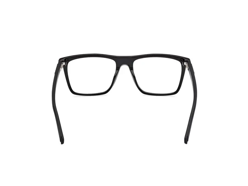 Guess Uomo GU50186 001 Montature da vista Acetato Nero Squadrata Normale miniatura 3