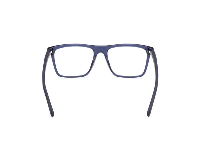 Guess Uomo GU50186 090 Montature da vista Acetato Blu Squadrata Normale miniatura 3