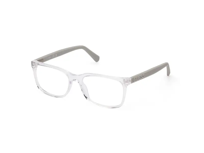 Guess Uomo GU50187 020 Montature da vista Acetato Grigio  Squadrata Normale