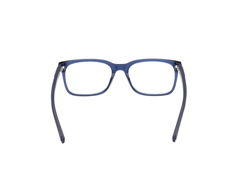 Guess Uomo GU50187 090 Montature da vista Acetato Blu Squadrata Normale miniatura 3