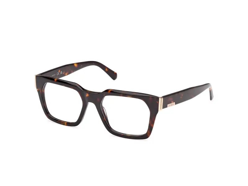 Guess Uomo GU50188 052 Montature da vista Acetato Havana  Squadrata Normale