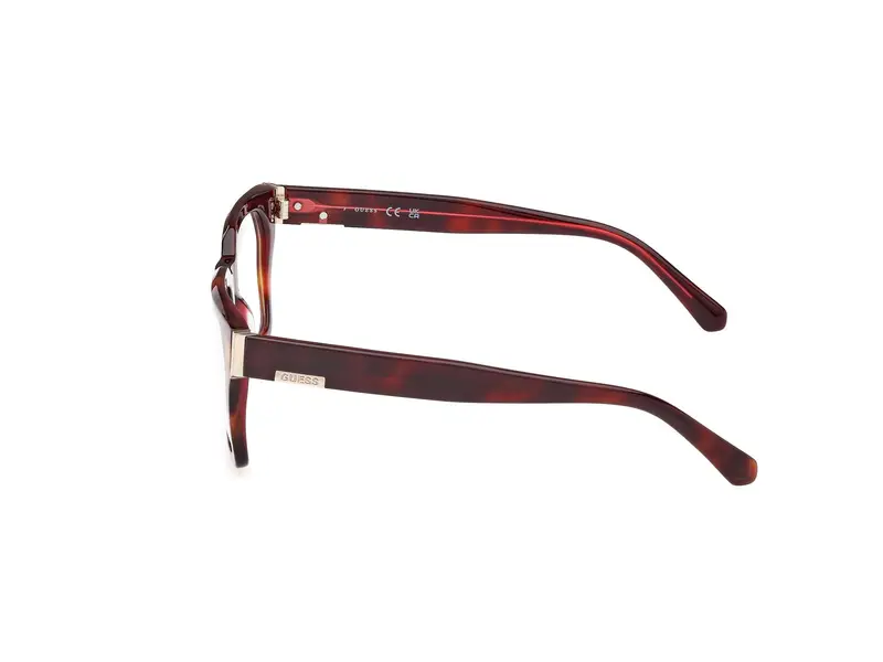Guess Uomo GU50188 056 Montature da vista Acetato Havana Squadrata Normale miniatura 2