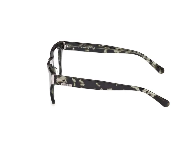 Guess Uomo GU50188 098 Montature da vista Acetato Verde Squadrata Normale miniatura 2