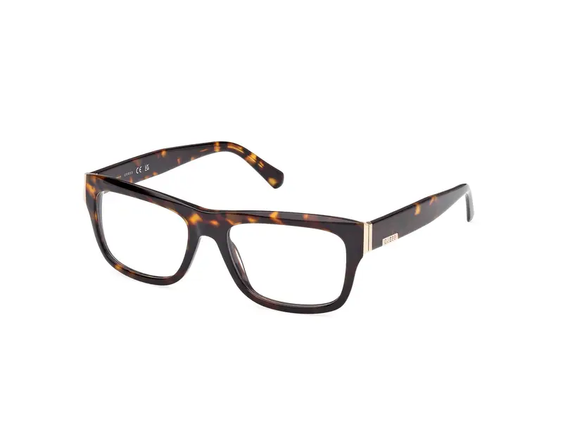 Guess Uomo GU50189 052 Montature da vista Acetato Havana  Squadrata Normale
