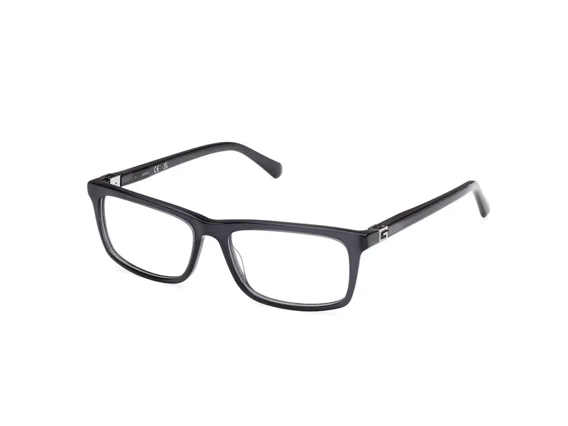 Guess Uomo GU50190 020 Montature da vista Acetato Grigio  Squadrata Normale